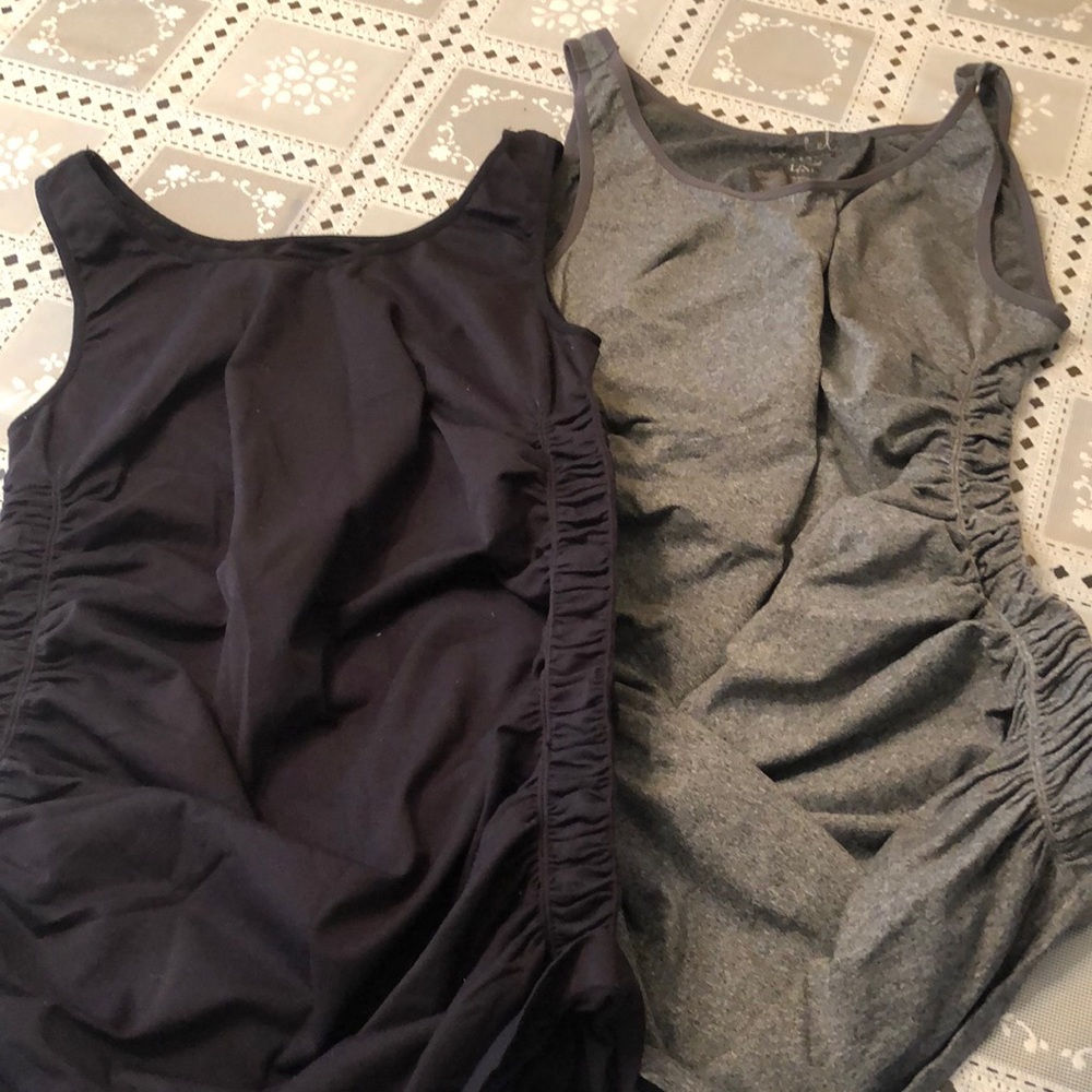 TWO Maternity Tops - Size L/XL